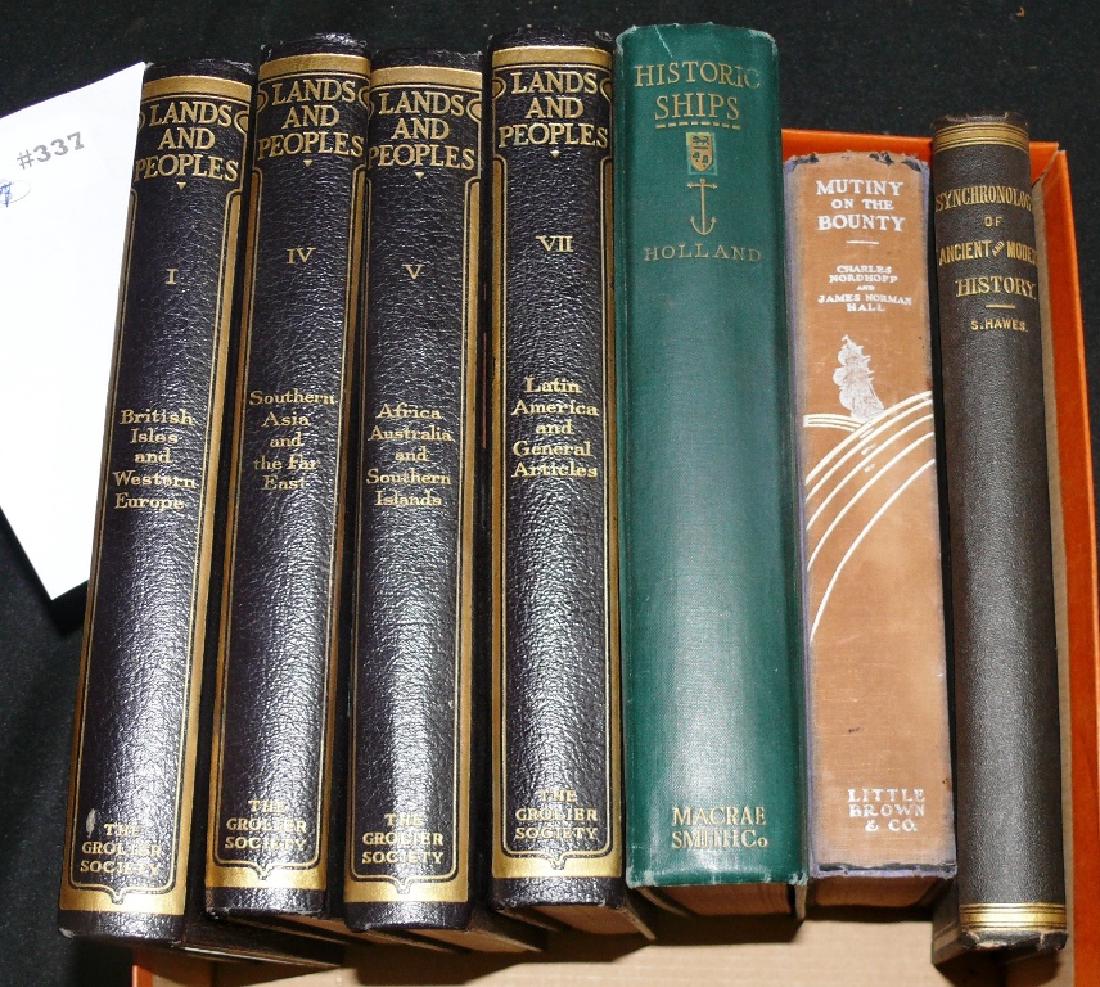 7 HISTORY BOOKS :  LANDS AND PEOPLES ,  Vol I, IV, V, (1 of 8)