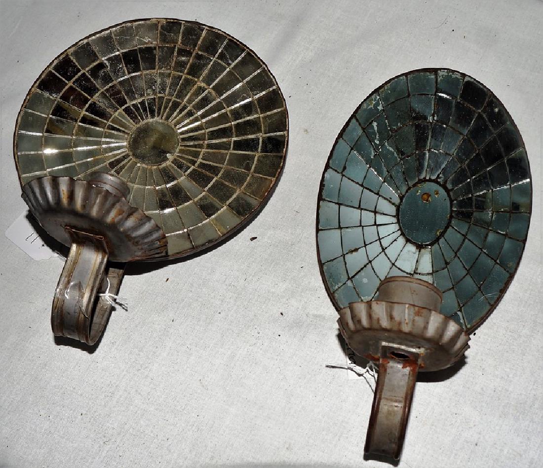 Two Choice Early Mirror Back Wall Sconces in Excellent (1 of 7)