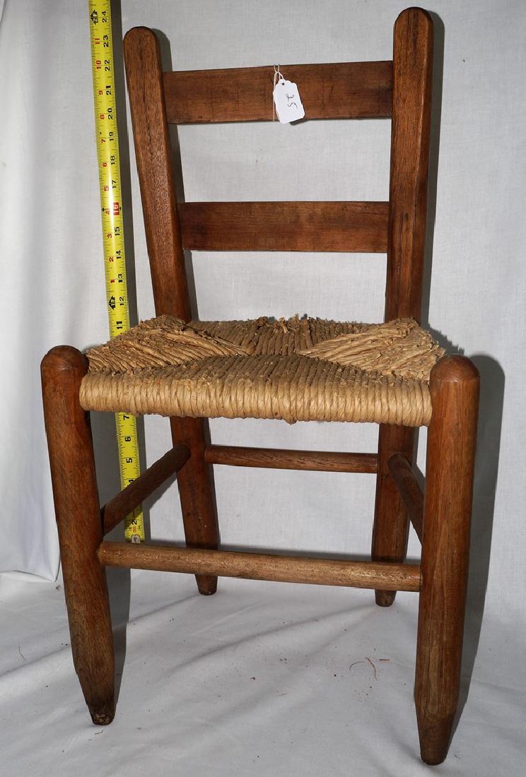 Extremely Rare Early 1700s Small Personâ€™s Chair in (1 of 4)