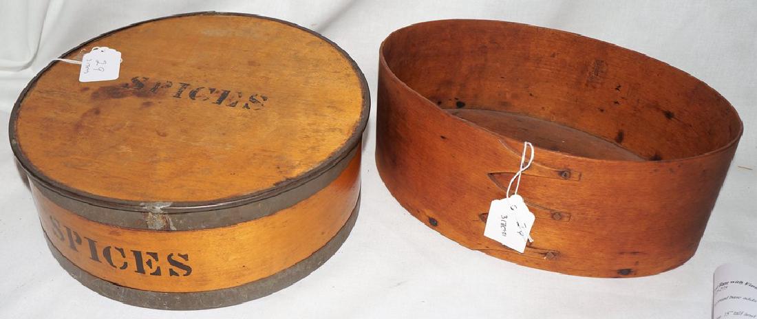 Late 19th c Shaker Spice box w/7 Spice Boxes in Exc (1 of 10)