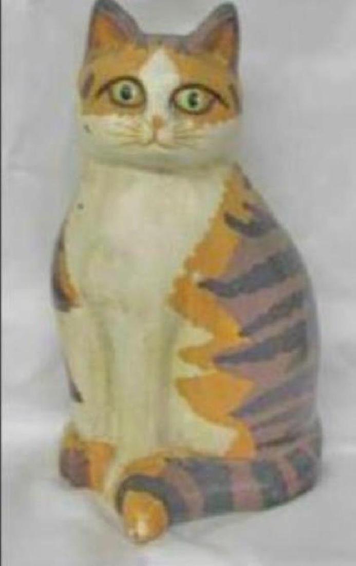 Excellent Full Body Sitting Cat Door Stop in Mint (1 of 7)