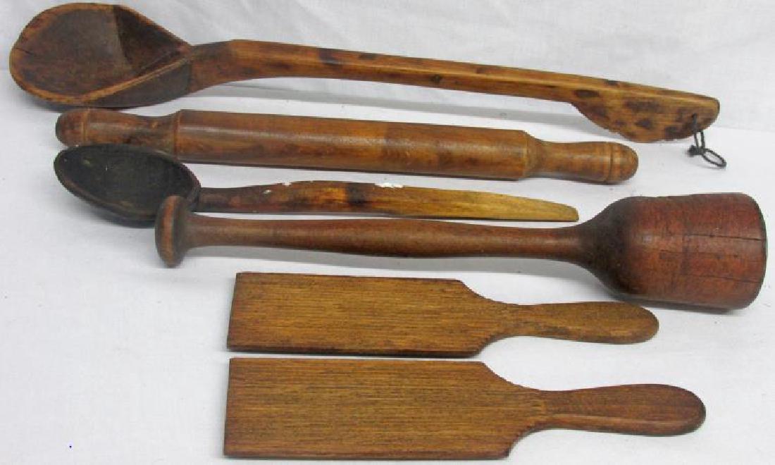 Group of Six Antique Kitchen Utensils in Excellent (1 of 7)