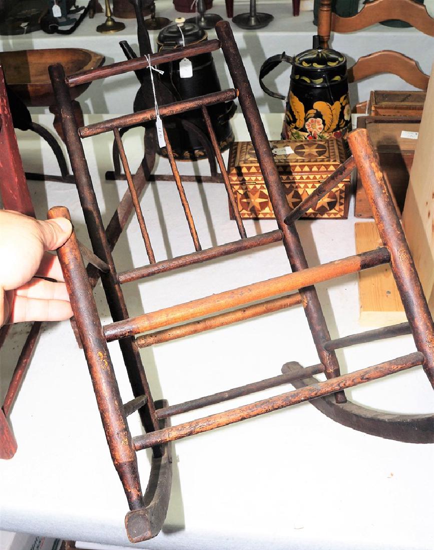 Extremely Rare Carver Childs Maple Rocking Chair (1 of 5)