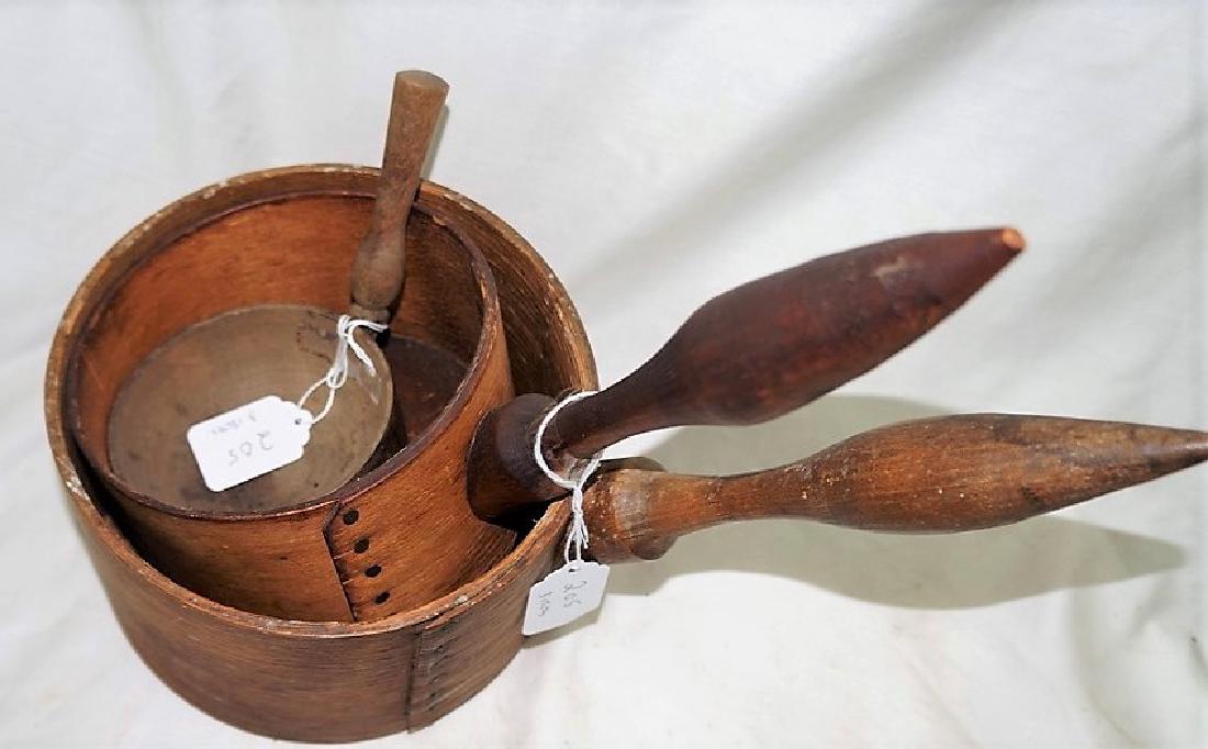 Two Grain Measures and a Turned Dipper in Excellent (1 of 9)