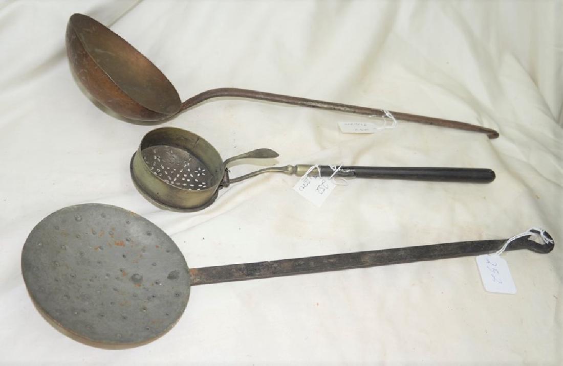 Three Early Utensils In Excellent Condition. The top (1 of 5)