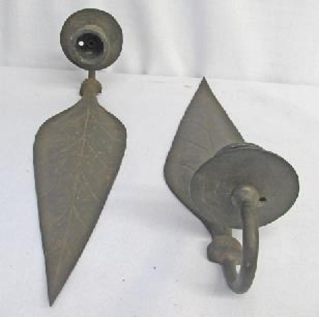 Excellent Pair of Iron Hanging Candle Holders with (1 of 8)