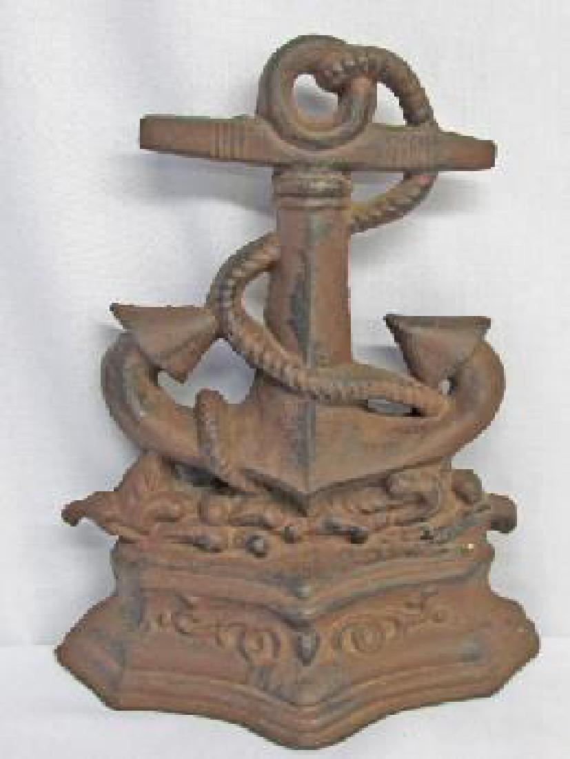 Very Nice Ships Anchor Cast Iron Door Stop It is (1 of 4)