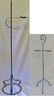 Early Adjustable Floor Candle Stand with Round Base and