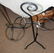 Early Adjustable Floor Candle Stand with Round Base and - 2