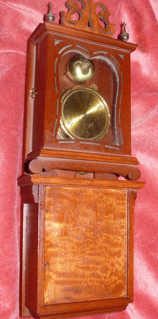 Miniature Grafton wall clock, made by Michael Paul (1 of 8)