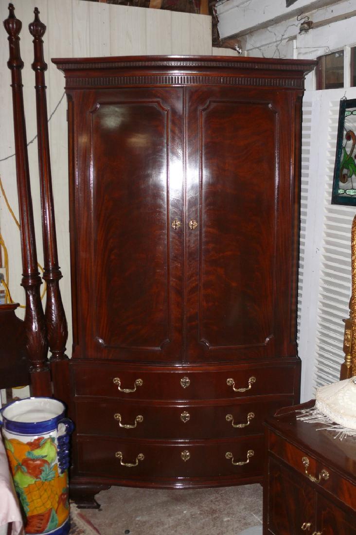 Baker Furniture Co. 6 pc mah bedroom set, King Bed, (1 of 8)