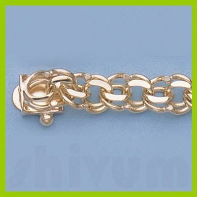 Genuine 7" 14k Gold-Yellow 5.7mm Charm Bracelets 9.8g: Chain Size: 7" ; Metal Purity: 14kt ; Brand: Italian ; Metal: Gold-Yellow or White ; Dimension: 5.7mm ; Chain Type: Charm Bracelets ; Grams Weight: 9.8 ; Gauge: Y4055 ; MSRP: $727