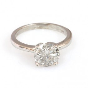 2.15 ct Round cut Diamond Solitaire Ring, H-K, SI-I : #REF!
