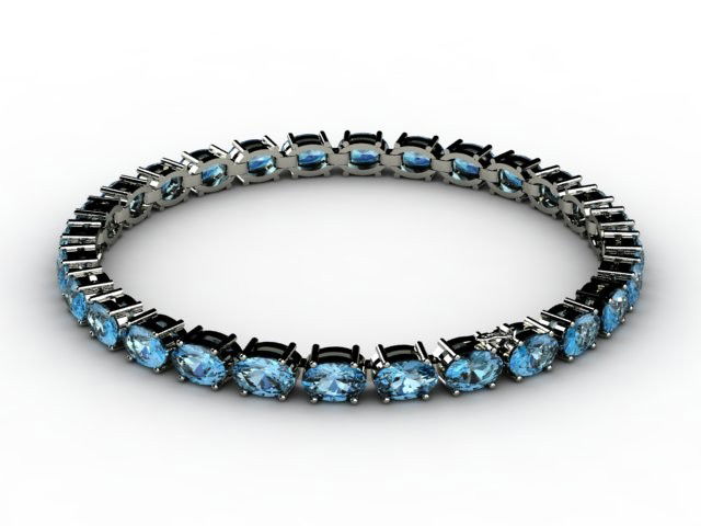 Genuine 9.20 ctw Aqua Marine Bracelet 10k t W/Y Gold: Genuine 9.20 ctw Aqua Marine Bracelet 10k t W/Y Gold **|**|** Mainstone: Aqua Marine ; Metal Purity: 10kt ; Metal: White or Yellow Gold ; Weight(g): 9.9 ; Total CTW: 9.2; Gem Ciount 1: 18 OVAL CUT ; G