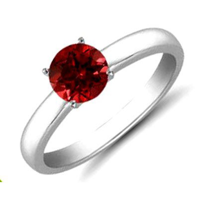 Ruby 4.50 ctw Solitaire Ring 14kt W/Y Gold: Ruby 4.50 ctw Solitaire Ring 14kt W/Y Gold **|**|** Mainstone: Ruby ; Total CTW: 4.5 ; Metal Purity: 14kt ; Metal: W/Y Gold ; Gem Count 1: 1 Round ; Gem Size(mm): approx. 10mm ; Gem Clarity: AA-AAA ; 