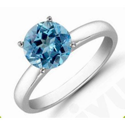 Topaz 1.0 ctw Solitaire Ring 14kt W/Y Gold: Topaz 1.0 ctw Solitaire Ring 14kt W/Y Gold **|**|** Mainstone: Topaz ; Total CTW: 1 ; Metal Purity: 14kt ; Metal: W/Y Gold ; Gem Count 1: 1 Round ; Gem Size(mm): approx.6mm ; Gem Clarity: AA-AAA ; Rin