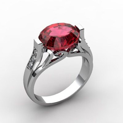 Genuine 5.09 ctw Garnet Ring 14k W/Y Gold: Genuine 5.09 ctw Garnet Ring 14k W/Y Gold **|**|** Total CTW: 5.09 ; Mainstone: Garnet ; Metal Purity: 14Kkt ; Metal: White or Yellow Gold 6.2 ; Diamond Count 1: 6 Round Cut ; Diamond CTW 1: 0.09 ; Di
