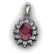 Genuine 1.25 Ctwruby Pendant14k