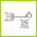 1.00 ctw Princess cut Diamond Stud Earrings I-K, SI-I
