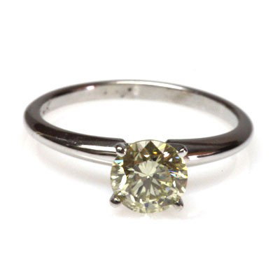 Genuine 1.10 ctw Solitaire Round Ring, J-K, I1-I2: Genuine 1.10 ctw Solitaire Round Ring, J-K, I1-I2 **|**|** ; MSRP: $6174