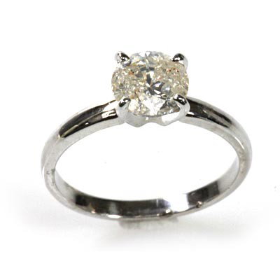Certified 1.5 ct Solitaire Ring Round Brilliant J I1 I2: Certified 1.5 ct Solitaire Ring Round Brilliant J I1 I2 **|**|** Total CTW: 1.5 ; MSRP: $10479
