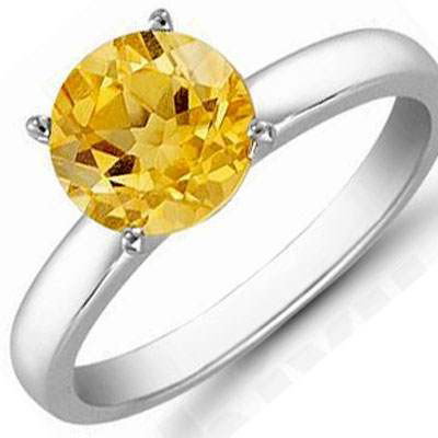 Citrine 0.70 ctw Solitaire Ring 14kt W/Y Gold: Citrine 0.70 ctw Solitaire Ring 14kt W/Y Gold **|**|** Mainstone: Citrine ; Total CTW: 0.7 ; Metal Purity: 14kt ; Metal: W/Y Gold ; Gem Count 1: 1 Round ; Gem Size(mm): approx.6mm ; Gem Clarity: AA-AA
