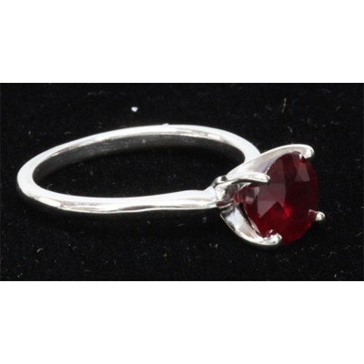 Natural 1.25ctw Ruby .925 Sterling Silver Ring: Natural 1.25ctw Ruby .925 Sterling Silver Ring **|**|** ; MSRP: $250