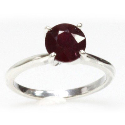 Natural 2ctw Ruby .925 Sterling Silver Ring: Natural 2ctw Ruby .925 Sterling Silver Ring **|**|** ; MSRP: $250