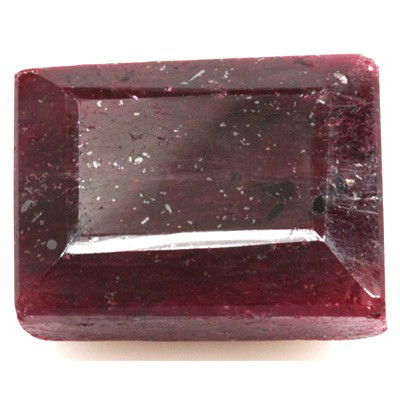 Natural African Ruby 144.17ctw Emerald Cut Stone: Natural African Ruby 144.17ctw Emerald Cut Stone **|**|** Natural African Ruby ; CTW: 144.17 ; Emerald Cut Stone ; MSRP: $1500