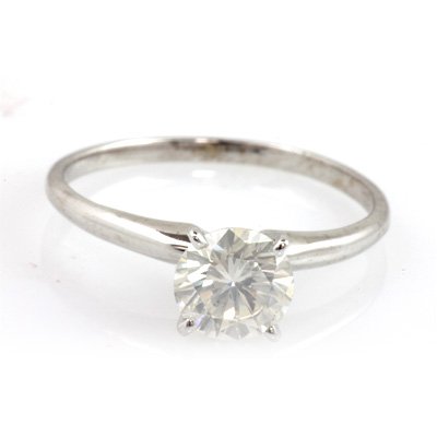 Certified Round SI1, J-K Solitaire Ring 0.83 ctw: Certified Round SI1, J-K Solitaire Ring 0.83 ctw **|**|** Certified Round Brilliant Solitaire Ring 0.83 ctw 14kt White Gold SI1, J-K ; MSRP: $5214