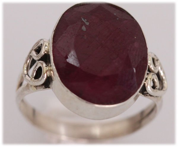 NATURAL 29.25 CTW RUBY OVAL RING .925 STERLING SILVER: NATURAL 29.25 CTW RUBY OVAL RING .925 STERLING SILVER **|**|** NATURAL 29.25 CTW RUBY OVAL RING .925 STERLING SILVER ; MSRP: $900