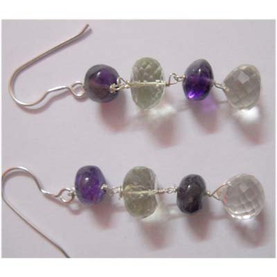 Natural 31.25 ctw Semi Precious Earring .925 Sterling: Natural 31.25 ctw Semi Precious Earring .925 Sterling **|**|** Natural 31.25 ctw Ruby/Semi Precious Earring .925 Sterling Silver ; MSRP: $150