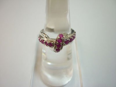 NATURAL 21.50 CTW RUBY RING .925 STERLING SILVER: NATURAL 21.50 CTW RUBY RING .925 STERLING SILVER **|**|** NATURAL 21.50 CTW RUBY RING .925 STERLING SILVER ; MSRP: $300