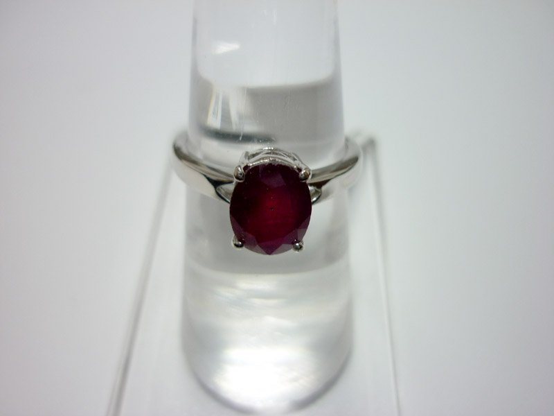 NATURAL 14.75 CTW RUBY RING .925 STERLING SILVER: NATURAL 14.75 CTW RUBY RING .925 STERLING SILVER **|**|** NATURAL 14.75 CTW RUBY RING .925 STERLING SILVER ; MSRP: $250