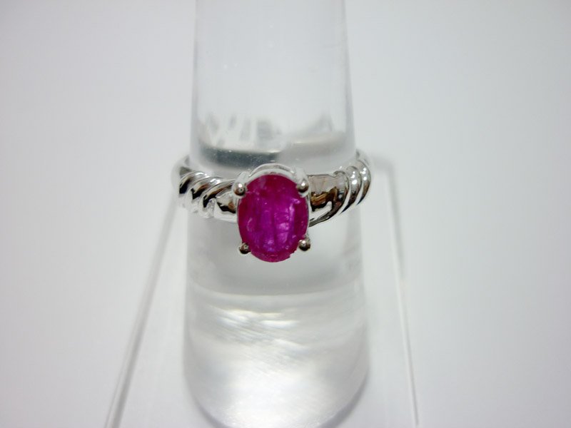 NATURAL 14.75 CTW RUBY RING .925 STERLING SILVER: NATURAL 14.75 CTW RUBY RING .925 STERLING SILVER **|**|** NATURAL 14.75 CTW RUBY RING .925 STERLING SILVER ; MSRP: $250