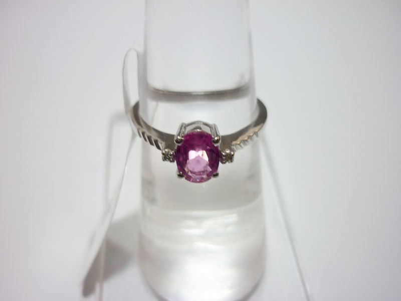 NATURAL 14.75 CTW RUBY and DIAMOND RING .925 STERLING S: NATURAL 14.75 CTW RUBY and DIAMOND RING .925 STERLING S **|**|** NATURAL 14.75 CTW RUB AND DIAMOND RING .925 STERLING SILVER ; MSRP: $200