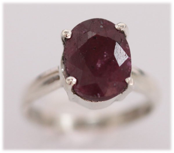 NATURAL 19.15 CTW RUBY OVAL RING .925 STERLING SILVER: NATURAL 19.15 CTW RUBY OVAL RING .925 STERLING SILVER **|**|** NATURAL 19.15 CTW RUBY OVAL RING .925 STERLING SILVER ; MSRP: $750