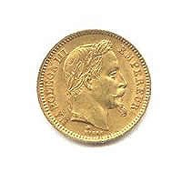 French 20 franc Napoleon III Gold Coin, 1853-1870: French 20 franc Napoleon III Gold Coin, 1853-1870 **|**|** French 20 franc Napoleon III Gold Coin, 1853-1870 ; MSRP: $730