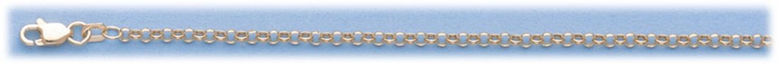 GENUINE 16\" 14K ITALIAN GOLD HALLOW ROLO CHAIN 2.4 gra: GENUINE 16\" 14K ITALIAN GOLD HALLOW ROLO CHAIN 2.4 gra **|**|** GENUINE 16"" 14K ITALIAN GOLD HALLOW ROLO CHAIN; WHITE OR YELLOW GOLD; GAUGE: 070; 2.3mm; 2.4 GRAMS ; MSRP: $330"