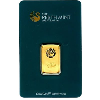 Gold Bars: Perth Mint 10 Gram Gold Bar: Gold Bars: Perth Mint 10 Gram Gold Bar **|**|** Gold Bars: Perth Mint 10 Gram Gold Bar ; MSRP: $1650