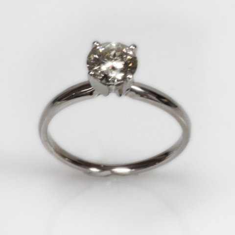 Certified 1.03 ctw Diamond Solitaire Ring I-J I-1/I-2: Certified 1.03 ctw Diamond Solitaire Ring I-J I-1/I-2 **|**|** ; MSRP: $6426