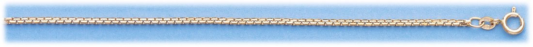 GENUINE 16\" 14K ITALIAN GOLD 8-SIDED BOX CHAIN 8.6 gra: GENUINE 16\" 14K ITALIAN GOLD 8-SIDED BOX CHAIN 8.6 gra **|**|** GENUINE 16"" 14K ITALIAN GOLD 8-SIDED BOX CHAIN; YELLOW GOLD; GAUGE: 35; 1mm; 8.6 GRAMS ; MSRP: $1170"