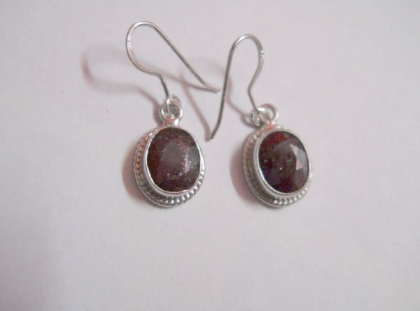 22.00 CTW RUBY EARRINGS .925 STERLING SILVER: 22.00 CTW RUBY EARRINGS .925 STERLING SILVER **|**|** 22.00 CTW RUBY EARRINGS .925 STERLING SILVER ; MSRP: $150
