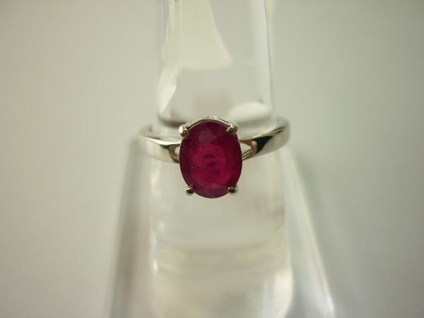 12.00 CTW RUBY RING .925 STERLING SILVER: 12.00 CTW RUBY RING .925 STERLING SILVER **|**|** 12.00 CTW RUBY RING .925 STERLING SILVER ; MSRP: $200