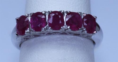14.50 CTW RUBY RING .925 STERLING SILVER: 14.50 CTW RUBY RING .925 STERLING SILVER **|**|** 14.50 CTW RUBY RING .925 STERLING SILVER; RUBY 1.69 CTW ; MSRP: $200