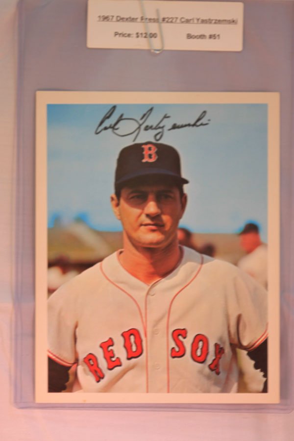 1967 DEXTER PRESS CARL YASTREMSKI: 1967 DEXTER PRESS CARL YASTREMSKI **|**|** 1967 DEXTER PRESS CARL YARSTREMSKI HAND SIGNED PHOTOGRAPH RED SOX PLAYER ; MSRP: $1000