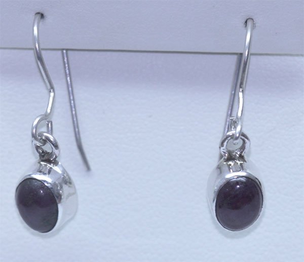 12.55 CTW RUBY EARRINGS .925 STERLING SILVER: 12.55 CTW RUBY EARRINGS .925 STERLING SILVER **|**|** 12.55 CTW RUBY EARRINGS .925 STERLING SILVER ; MSRP: $750
