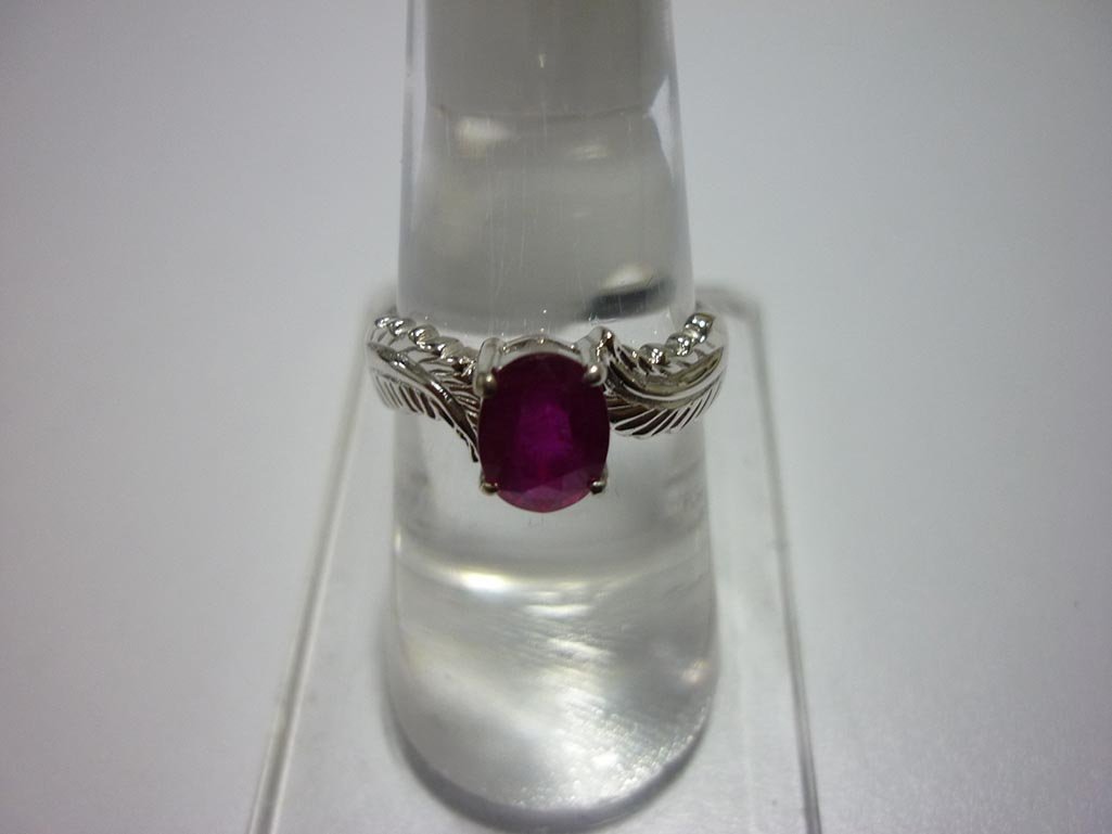 10.25 CTW RUBY AND DIAMOND RING .925 STERLING SILVER: 10.25 CTW RUBY AND DIAMOND RING .925 STERLING SILVER **|**|** 10.25 CTW RUBY AND DIAMOND RING .925 STERLING SILVER ; STONE WEIGHT 1.85 CTW ; MSRP: $400