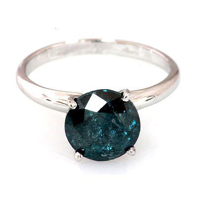 Genuine 1.61 ctw Blue Diamond Ring 14k W/Y Gold: Genuine 1.61 ctw Blue Diamond Ring 14k W/Y Gold **|**|** Total CTW: 1.61 ; Mainstone: Blue Diamond ; Metal Purity: 14kt ; Metal: White or Yellow Gold ; Weight(g): 2 ; Diamond Count 1: 1 Round Cut ; Di