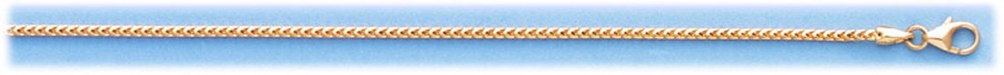 GENUINE 16\" 14K ITALIAN GOLD FRANCO CHAIN 7.1 gram": GENUINE 16\" 14K ITALIAN GOLD FRANCO CHAIN 7.1 gram **|**|** GENUINE 16"" 14K ITALIAN GOLD FRANCO CHAIN; YELLOW GOLD; GAUGE: 050; 1.6mm; 7.1 GRAMS ; MSRP: $960"